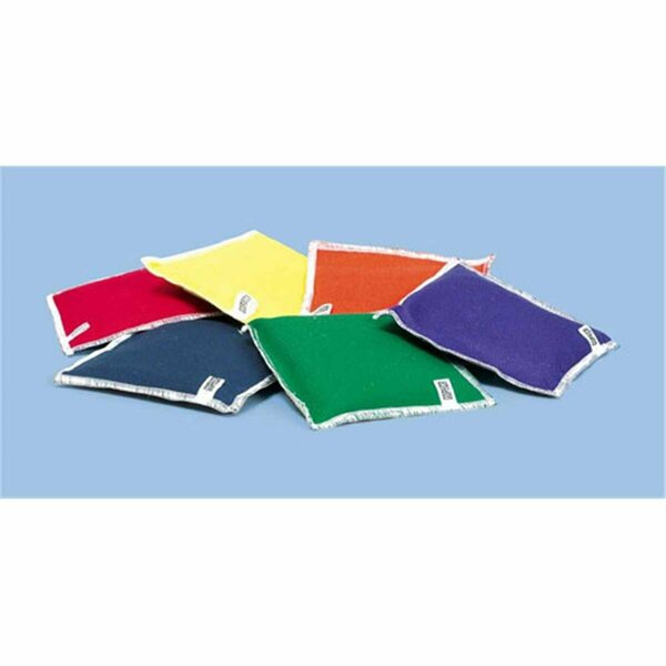Active Athlete 5 x 5 Inch Square Beanbags - Set of 6 Colors AC2950561
